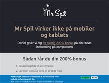 Tablet Screenshot of mrspil.dk